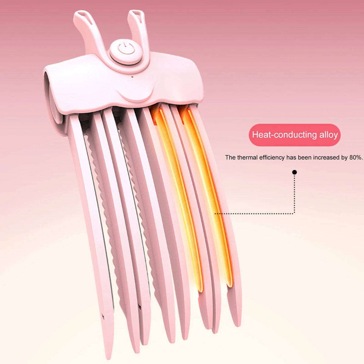 Wireless Heated Root Lift Clip – USB-C Hair Volumizer